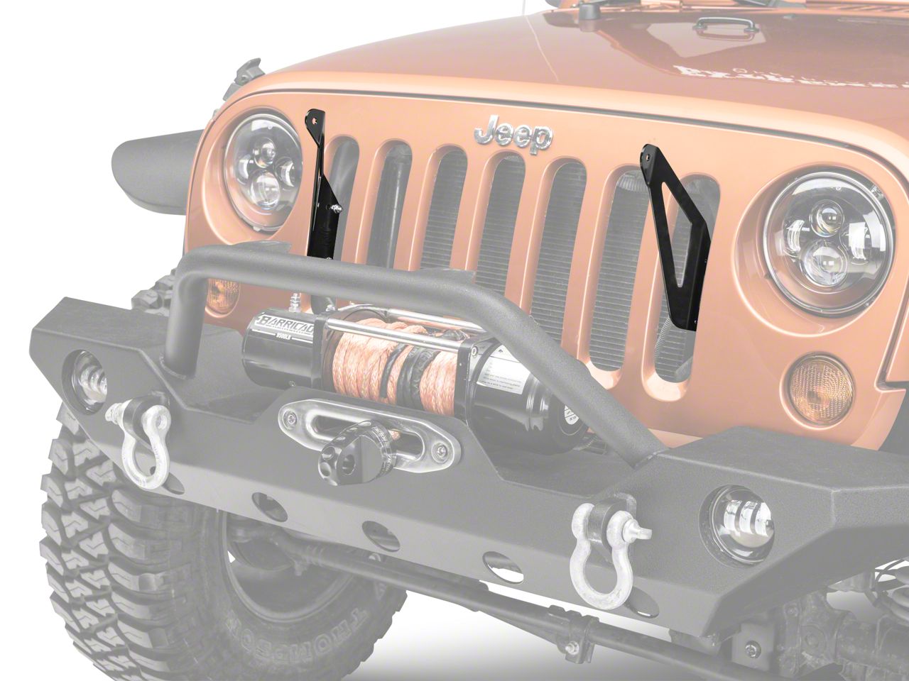 KC HiLiTES Jeep Wrangler 20 in. C-Series C20 LED Light Bar Grille ...