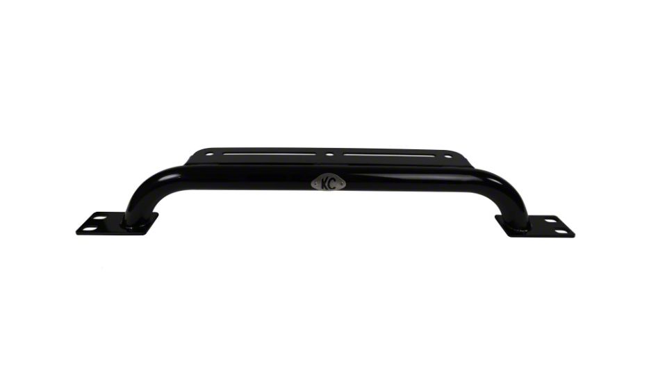 KC HiLiTES Jeep Wrangler 2Tab Bumper Mount Light Bar Gloss Black