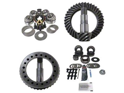 Revolution Gear & Axle Dana 30 Front Axle/44 Rear Axle Ring and Pinion Gear Kit with Master Overhaul Kit; 4.88 Gear Ratio (07-18 Jeep Wrangler JK, Excluding Rubicon)