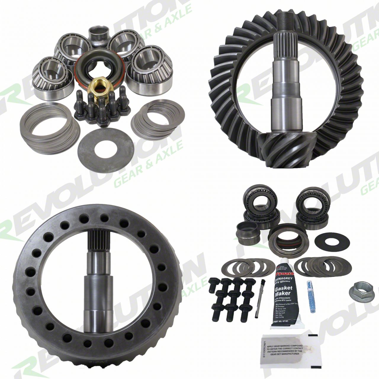 Revolution Gear & Axle Jeep Wrangler Dana 30F/44R Ring Gear and Pinion