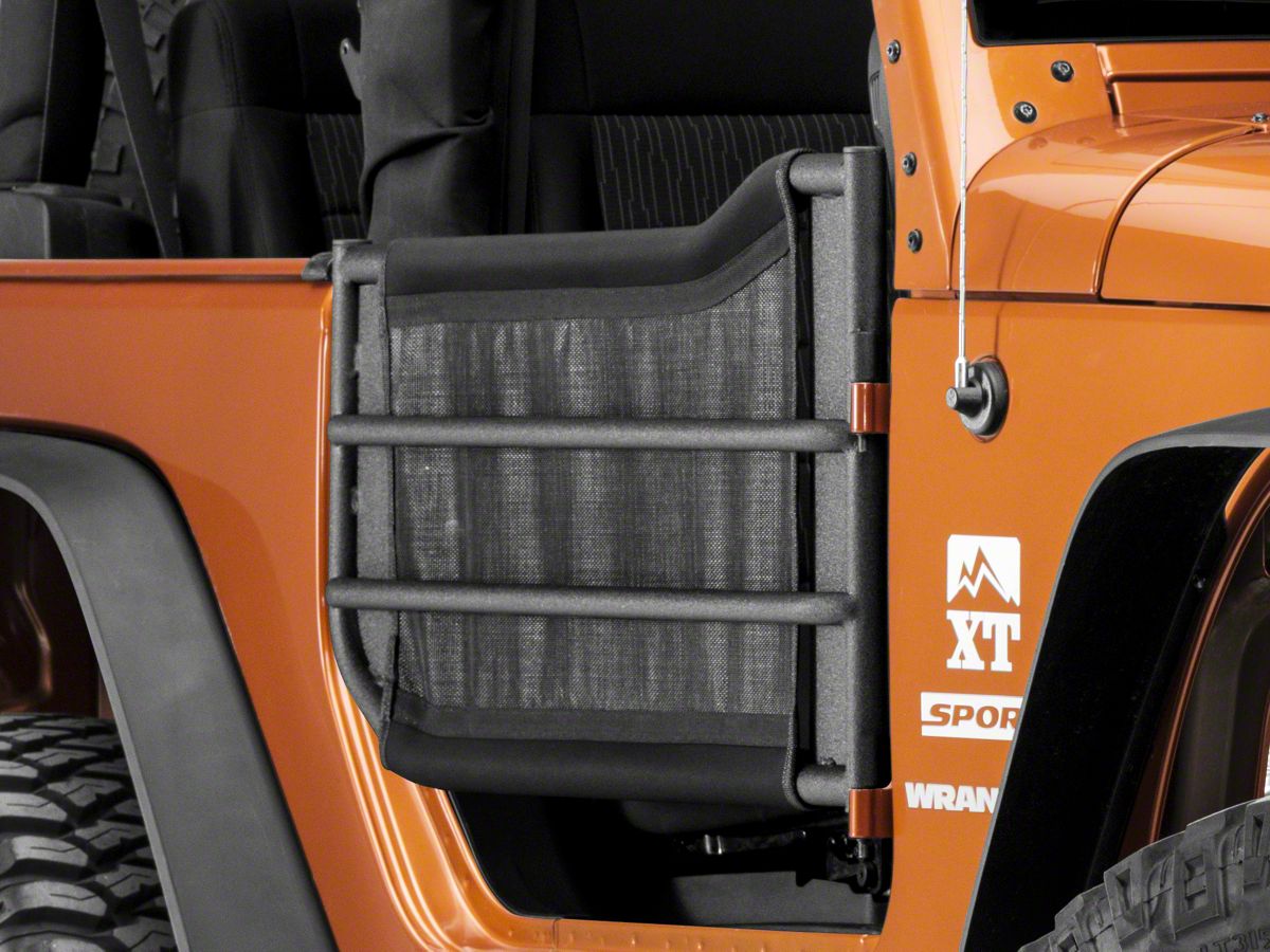 Jtopsusa Jeep Wrangler Mesh Trail Door Skins For Barricade
