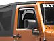Putco Element Tinted Window Visors; Front (07-18 Jeep Wrangler JK)