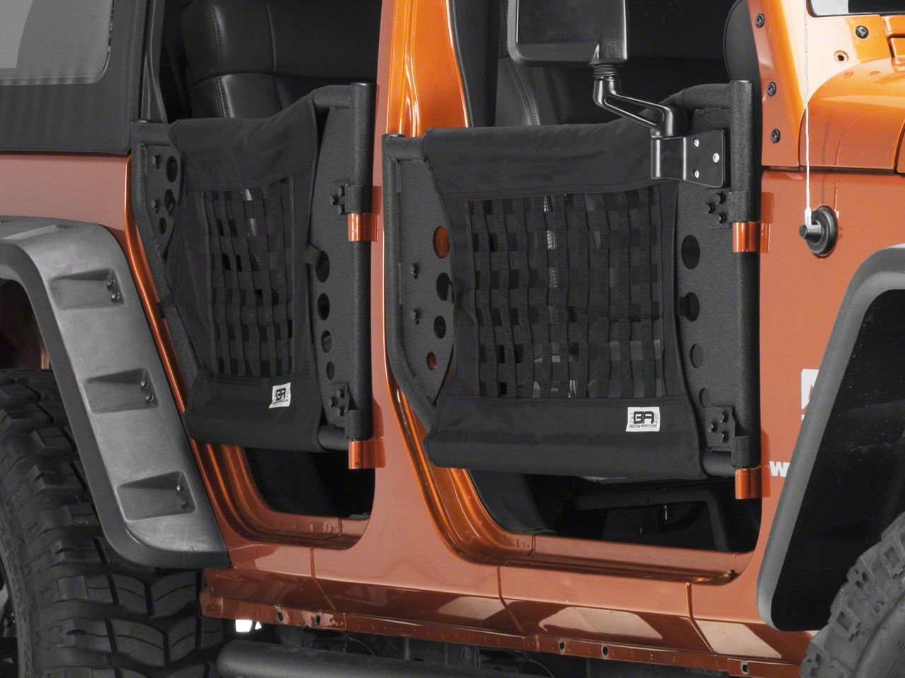 Body Armor 4x4 JK-6139 - 07-18 Jeep Wrangler Gen 3 Trail Doors Front Pair