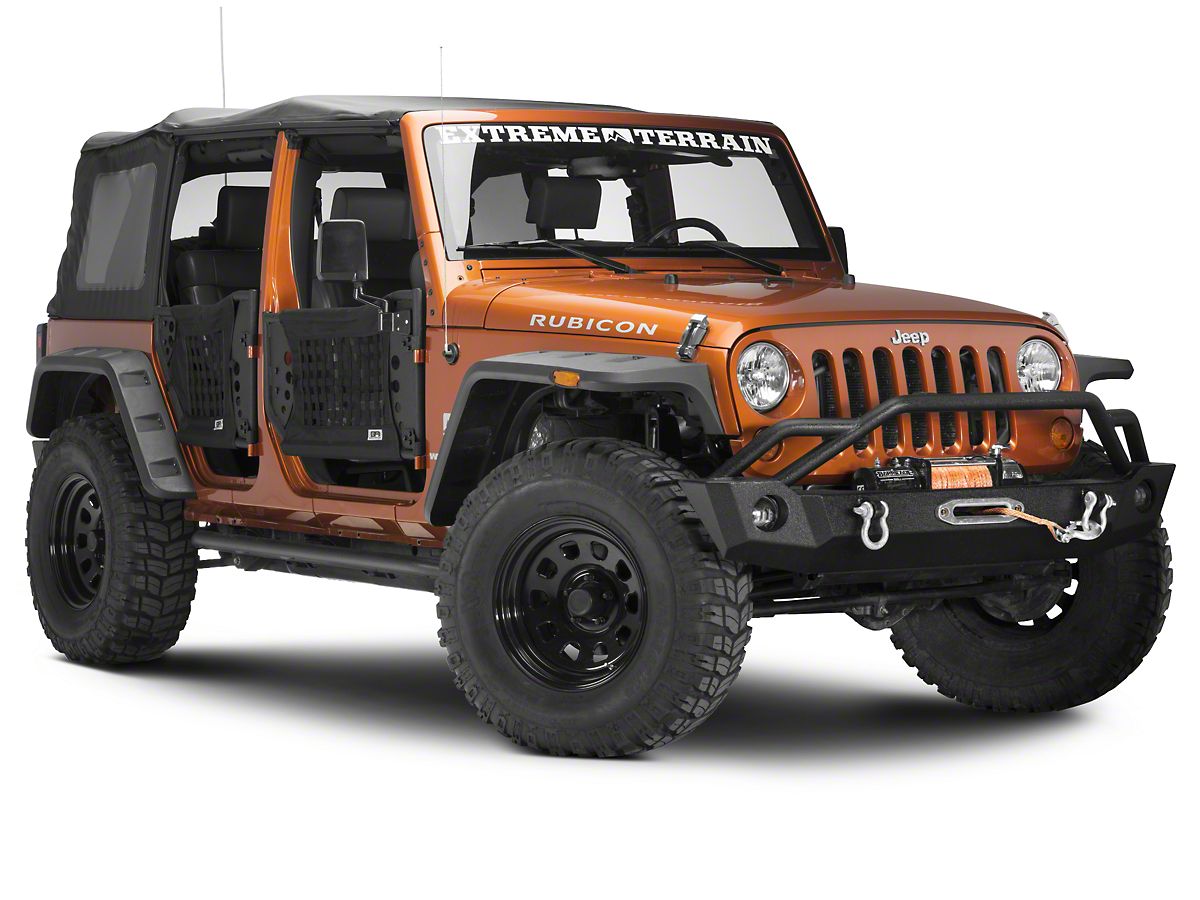 Body Armor 4x4 Gen 3 Trail Doors Rear Only 07 18 Jeep Wrangler Jk 4 Door