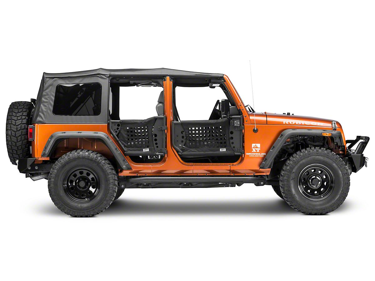 Body Armor 4x4 Gen 3 Trail Doors Rear Only 07 18 Jeep Wrangler Jk 4 Door