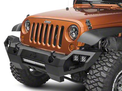 Fab Fours Vengeance Front Bumper with No Guard (07-18 Jeep Wrangler JK)