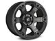 Fuel Wheels Beast Black Machined 17x9 Wheel and BF Goodrich Mud Terrain T/A KM2 35x12.50R17 Tire Kit (07-18 Jeep Wrangler JK)