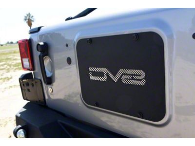 DV8 Offroad Tramp Stamp Rear Tailgate Cover Plate (07-18 Jeep Wrangler JK)