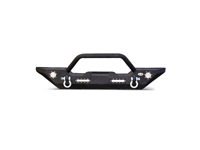 DV8 Offroad LFS-7 Steel Mid Width Front Bumper with LED Lights (20-23 Jeep Gladiator JT)