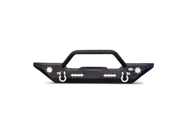 DV8 Offroad LFS-7 Steel Mid Width Front Bumper with LED Lights (20-24 Jeep Gladiator JT)