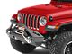 DV8 Offroad FS-15 Hammer Forged Stubby Front Bumper with Fog Light Openings (18-24 Jeep Wrangler JL)