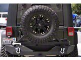 DV8 Offroad RS-1 Rear Bumper with Dual Taper Bearing Tire Carrier (07-18 Jeep Wrangler JK)