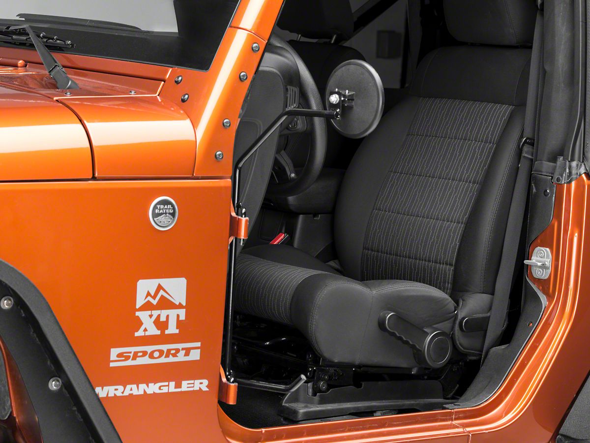 Kikbax Offroad Jeep Wrangler Foot Pegs W Mirrors Kj58001 07 18