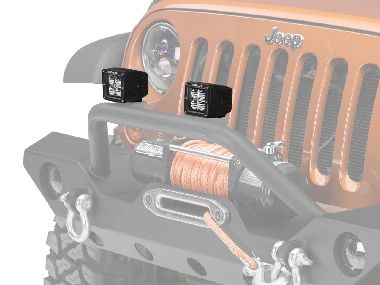 ZRoadz 3-Inch LED Light Pod; Flood/Spot Combo (Universal; Some Adaptation May Be Required)
