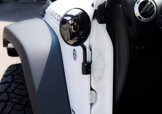 Lange Jeep Wrangler Black Mirror I W Delrin Mirror Head Pair M1 700 07 18 Jeep Wrangler Jk