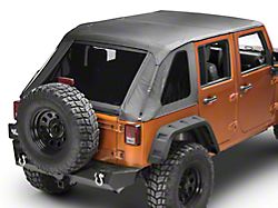 Barricade Fastback 2-in-1 Soft Top; Black Diamond (07-18 Jeep Wrangler JK 4-Door)