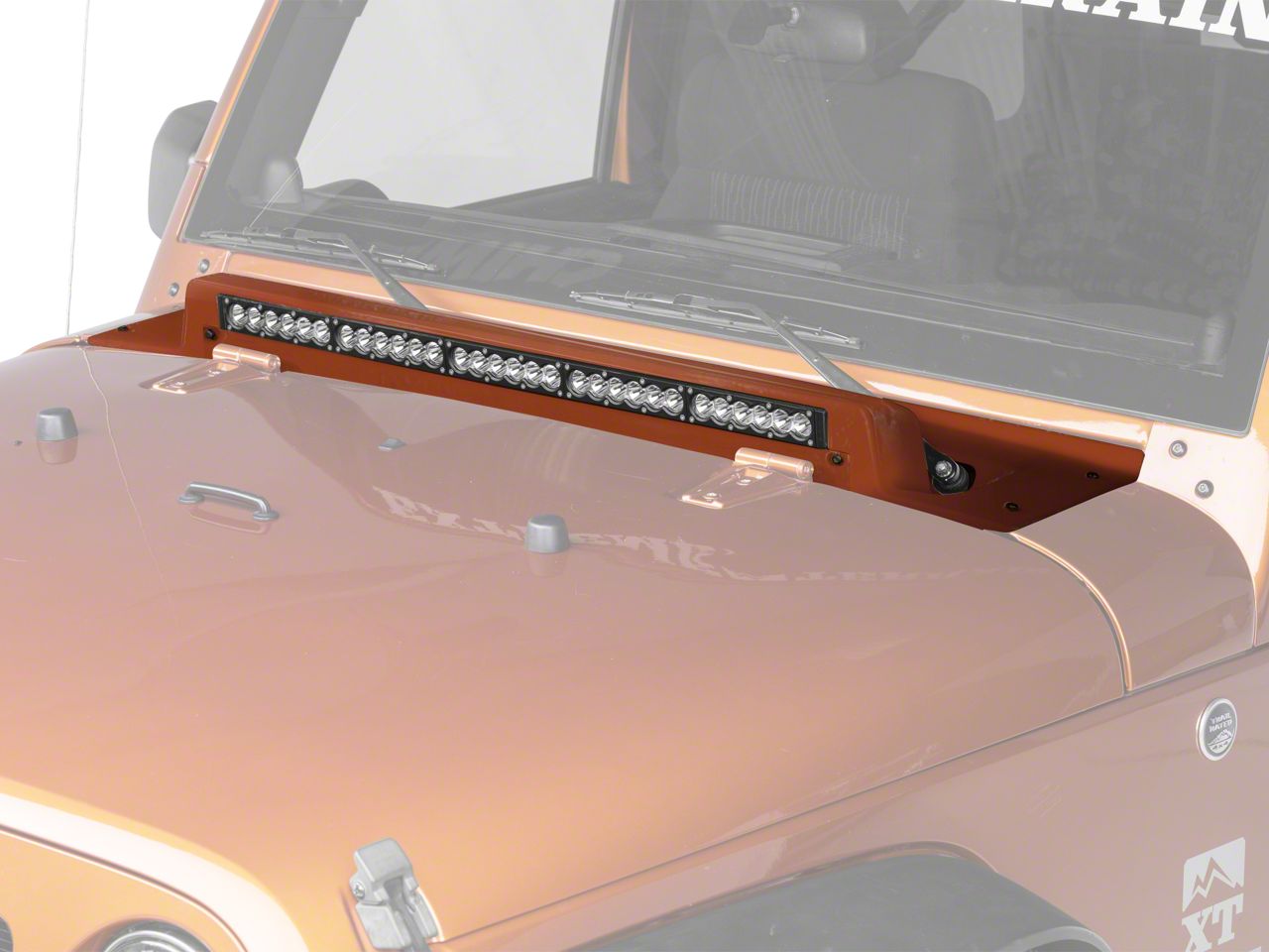 Cliffride Wrangler Cleghorn Wiper Cowl w/ 31 in. LED Light Bar 19003