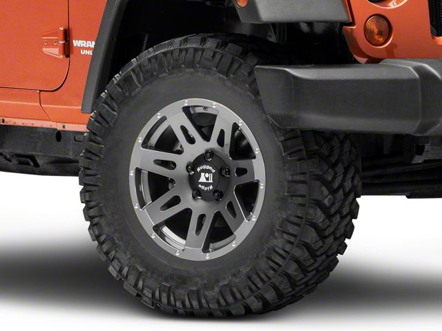 Rugged Ridge XHD Gunmetal Gray Wheel; 17x8.5 (07-18 Jeep Wrangler JK)