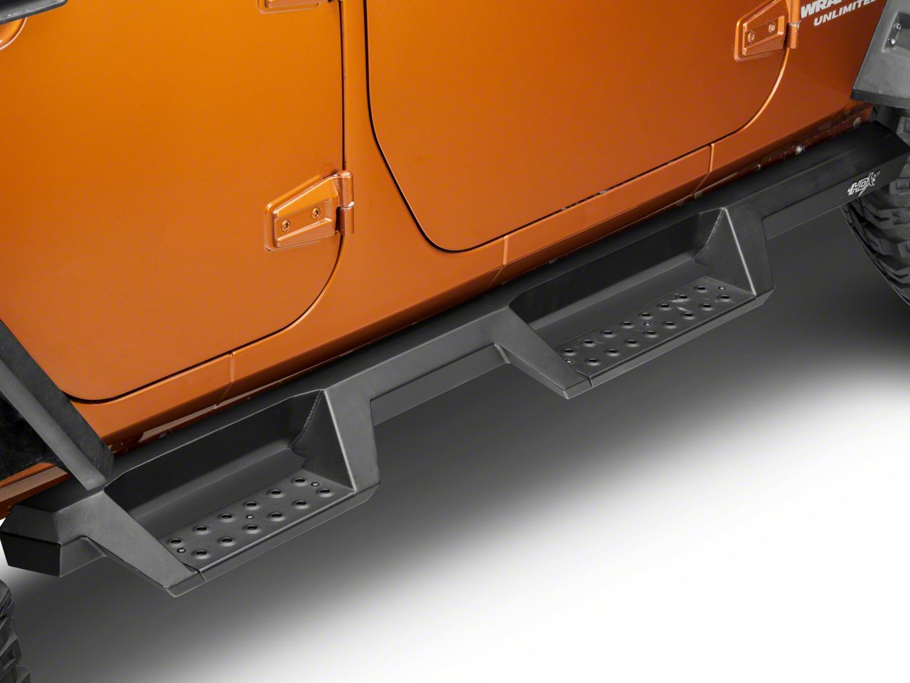 Jeep Wrangler HDX Drop Nerf Side Step Bars; Textured Black (07-18 Jeep  Wrangler JK)