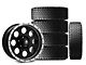 Mammoth 8 Simulated Beadlock Style Black 16x8 Wheel and BF Goodrich All Terrain TA KO2 305/70R16 Tire Kit (87-06 Jeep Wrangler YJ & TJ)