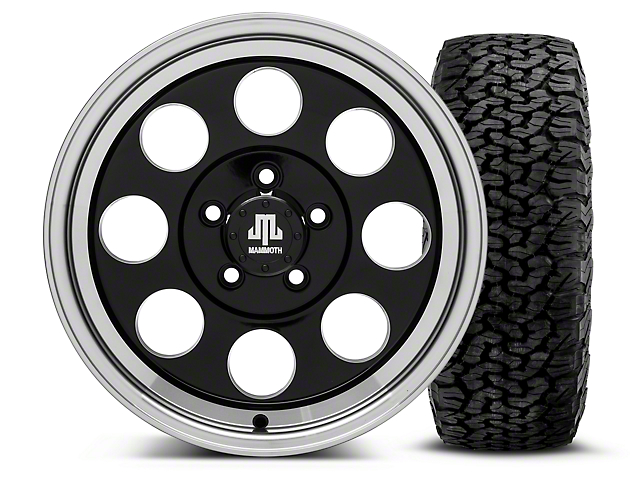 Bf Goodrich K02 >> Mammoth 8 Black 16x8 Wheel Bf Goodrich All Terrain Ta Ko2 305 70r16 Tire Kit 87 06 Jeep Wrangler Yj Tj Bf Goodrich K02 >> Mammoth 8 Black 16x8 Wheel Bf Goodrich All Terrain Ta Ko2 305 70r16 Tire Kit 87 06 Jeep Wrangler Yj Tj