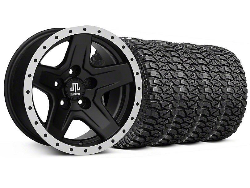Bf Goodrich K02 >> Mammoth Wrangler Boulder Black - 16x8 Wheel - and BF ... Bf Goodrich K02 >> Mammoth Wrangler Boulder Black - 16x8 Wheel - and BF ...