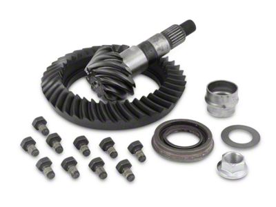 Dana 30 Front Axle/44 Rear Axle Ring and Pinion Gear Kit; 4.10 Gear Ratio (07-18 Jeep Wrangler JK, Excluding Rubicon)