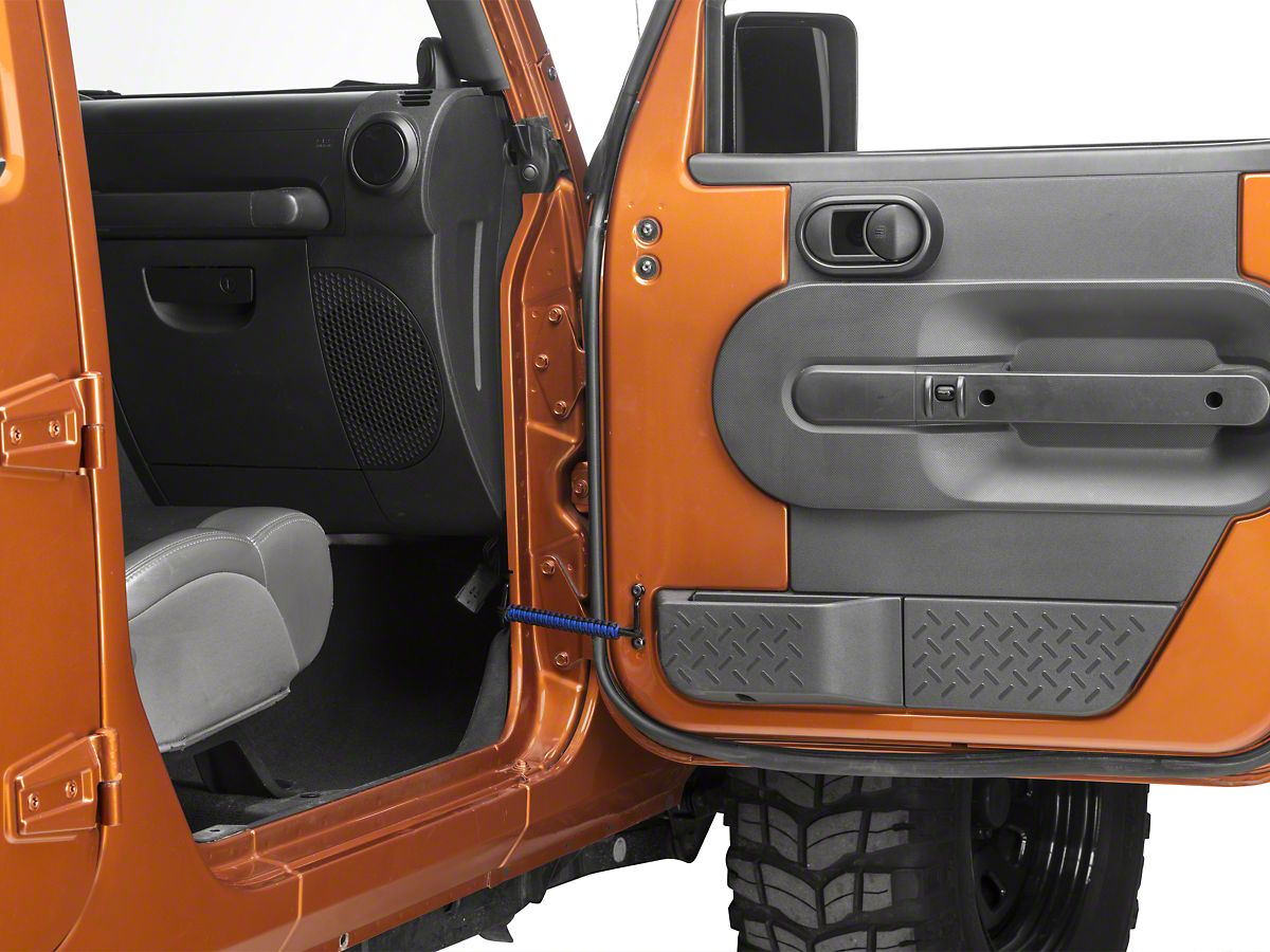 Redrock 4x4 Jeep Wrangler Front Paracord Door Limit Straps Black