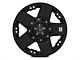 XD Rockstar Matte Black Wheel; 17x8 (20-24 Jeep Gladiator JT)