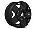 XD Rockstar Matte Black Wheel; 17x8 (18-24 Jeep Wrangler JL)