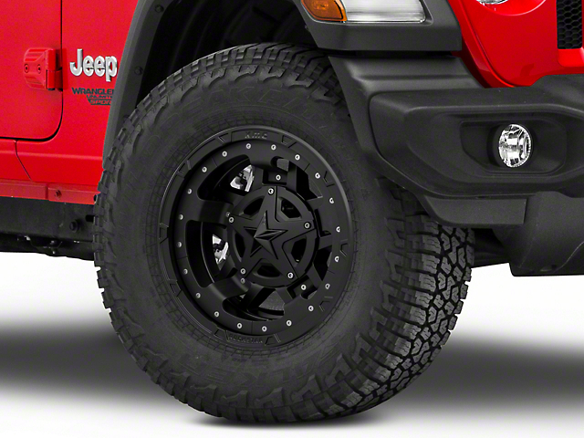 XD Rockstar III Matte Black Wheel; 17x9 (18-23 Jeep Wrangler JL)