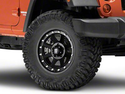 XD Addict Matte Black Wheel; 17x9 (07-18 Jeep Wrangler JK)