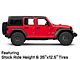 XD Heist Satin Black Wheel; 17x9 (18-24 Jeep Wrangler JL)
