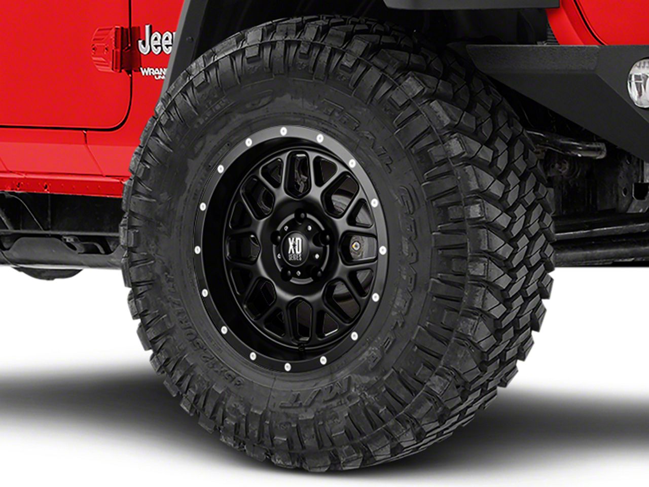 Off Road Truck Black Rims Xd