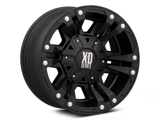 XD Monster 2 Matte Black 5-Lug Wheel; 20x9; 0mm Offset (14-21 Tundra)