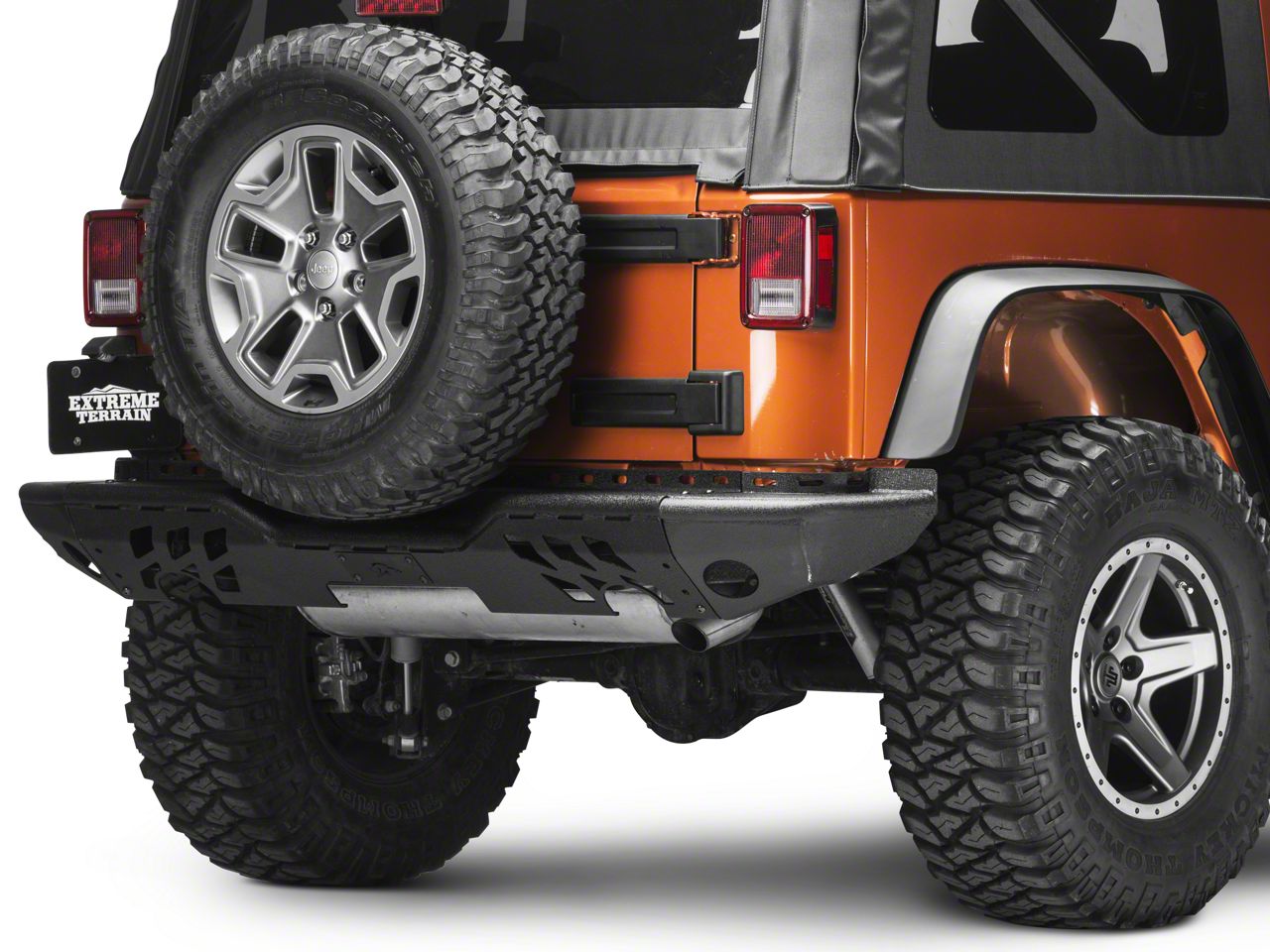 Wild Boar Wrangler Complete Rear Bumper - Black FBPJBCR-46818 (07-18 ...