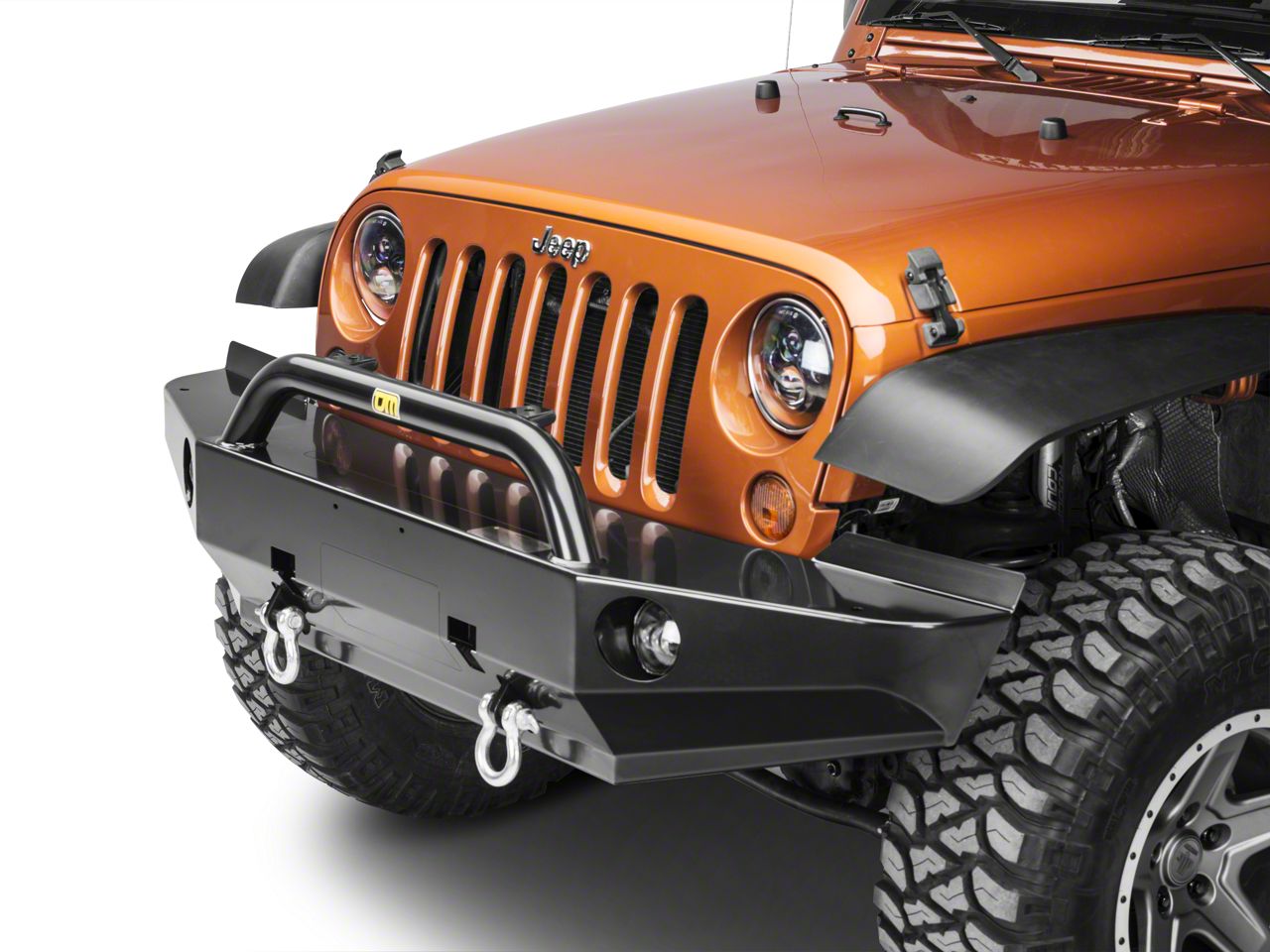 TJM Wrangler Bull Bar Equipped Front Bumper 070SO03N36Z (07-18 Jeep ...