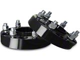 1.25-Inch Billet Aluminum Hubcentric Wheel Adapters; 5x4.5 to 5x5 (87-06 Jeep Wrangler YJ, TJ)