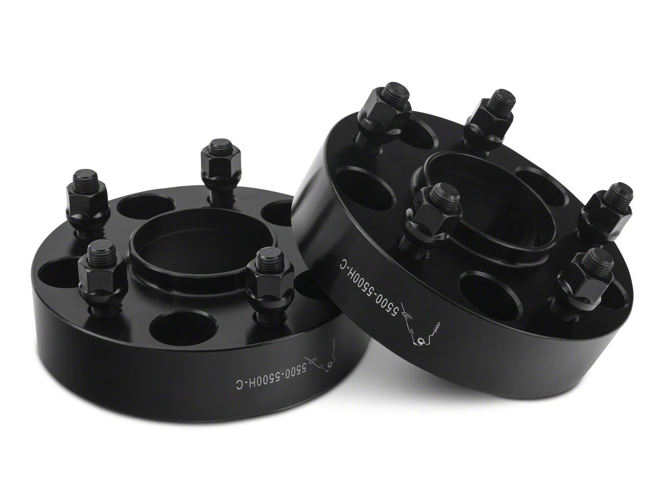 Coyote Jeep Wrangler 1.5 in. Aluminum Wheel Spacer Kit 55005500HC (07