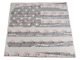 SEC10 Distressed American Flag Hood Decal; Matte Black (07-18 Jeep Wrangler JK)
