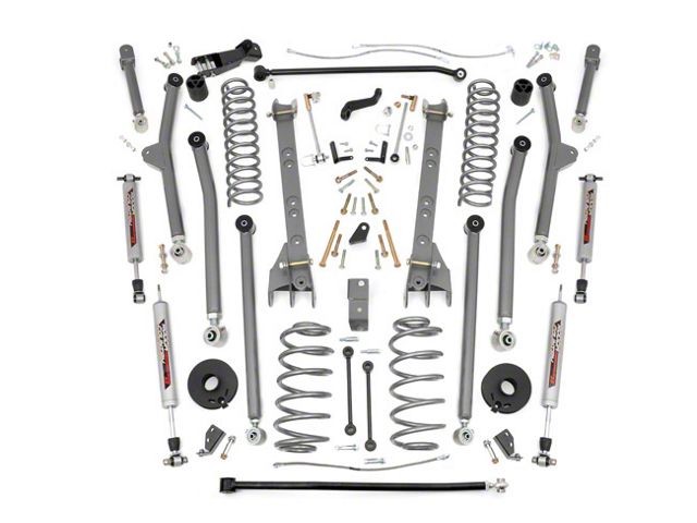 Rough Country 6-Inch X-Series Long Arm Suspension with Shocks (04-06 Jeep Wrangler TJ Unlimited)