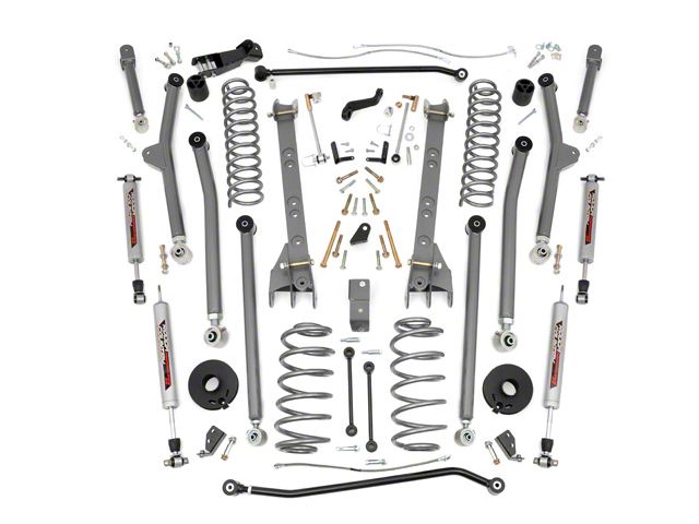 Rough Country 6-Inch X-Series Long Arm Suspension with Shocks (97-06 Jeep Wrangler TJ)