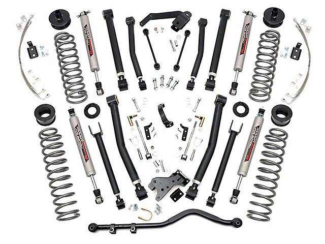 Rough Country 6-Inch X-Series Suspension Lift Kit with Shocks (07-18 Jeep Wrangler JK 2-Door)