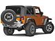 Poison Spyder RockBrawler II Rear Bumper with Tire Carrier; Bare Steel (07-18 Jeep Wrangler JK)
