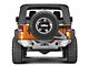 Poison Spyder RockBrawler II Rear Bumper with Tire Carrier; Bare Steel (07-18 Jeep Wrangler JK)