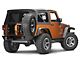 Poison Spyder RockBrawler II Rear Bumper with Tire Carrier; SpyderShell Armor Coat (07-18 Jeep Wrangler JK)