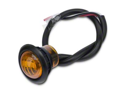 Poison Spyder 3/4-Inch Amber LED Marker Lamp (07-18 Jeep Wrangler JK)