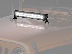 Raxiom 20-Inch Dual Row LED Light Bar; Flood/Spot Combo Beam (Universal; Some Adaptation May Be Required)
