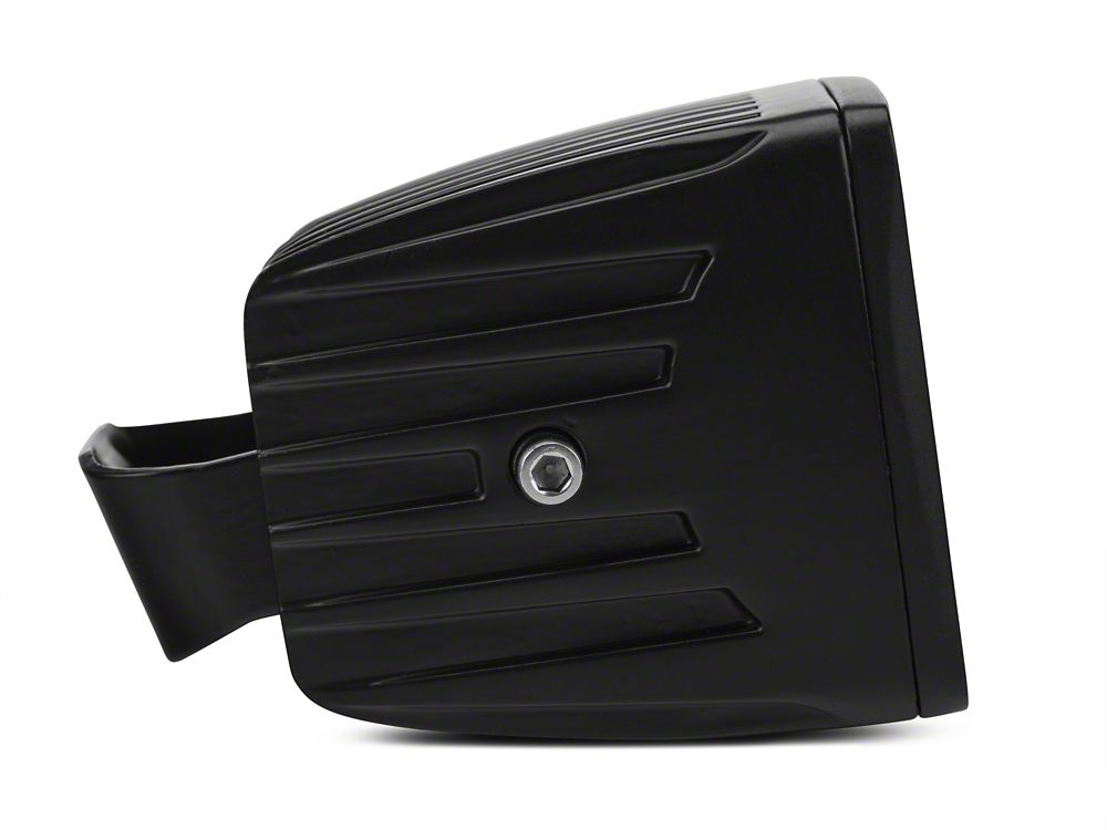 Raxiom 3-Inch Square 4-LED Off Road Light; Flood Beam