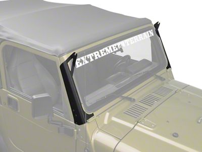Raxiom 50-Inch LED Light Bar Windshield Mount (97-06 Jeep Wrangler TJ)